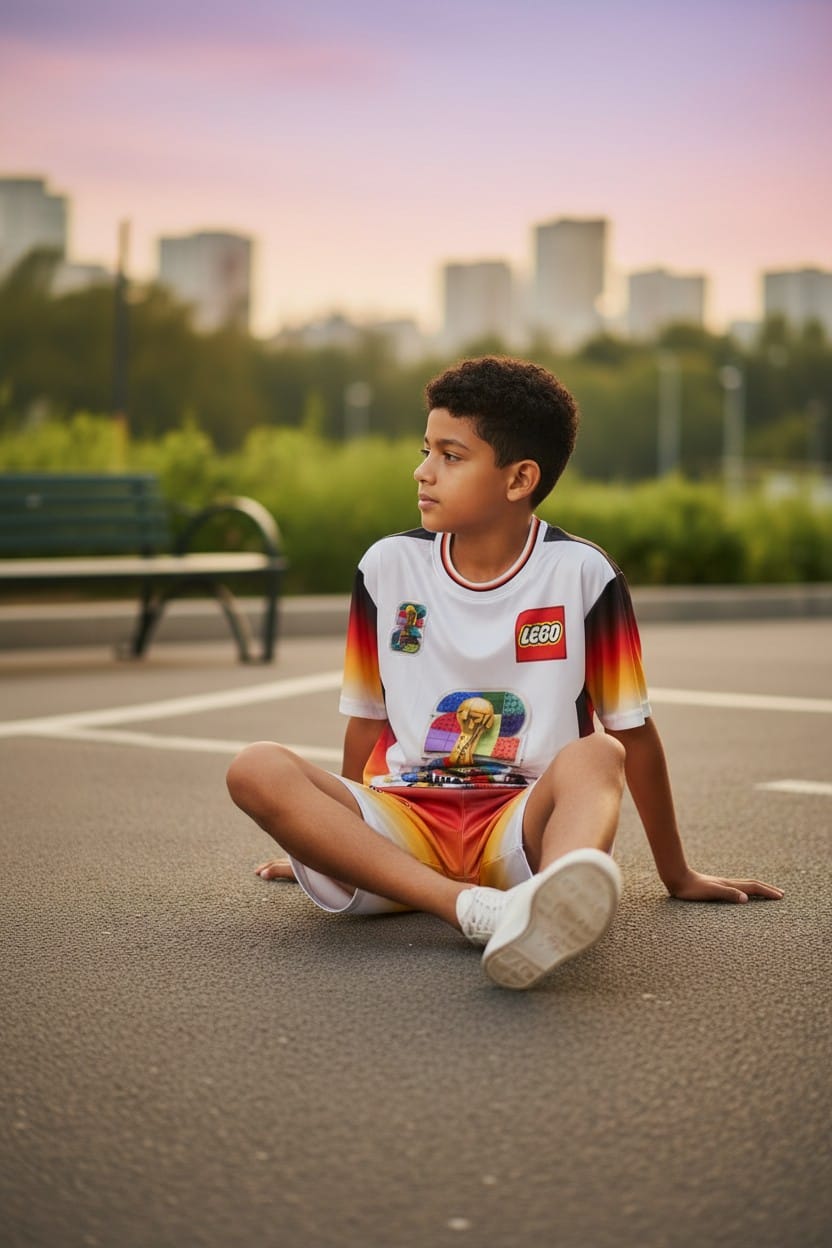 Conjunto Niño Temporada Mundialista Lego 2026 Version alemania